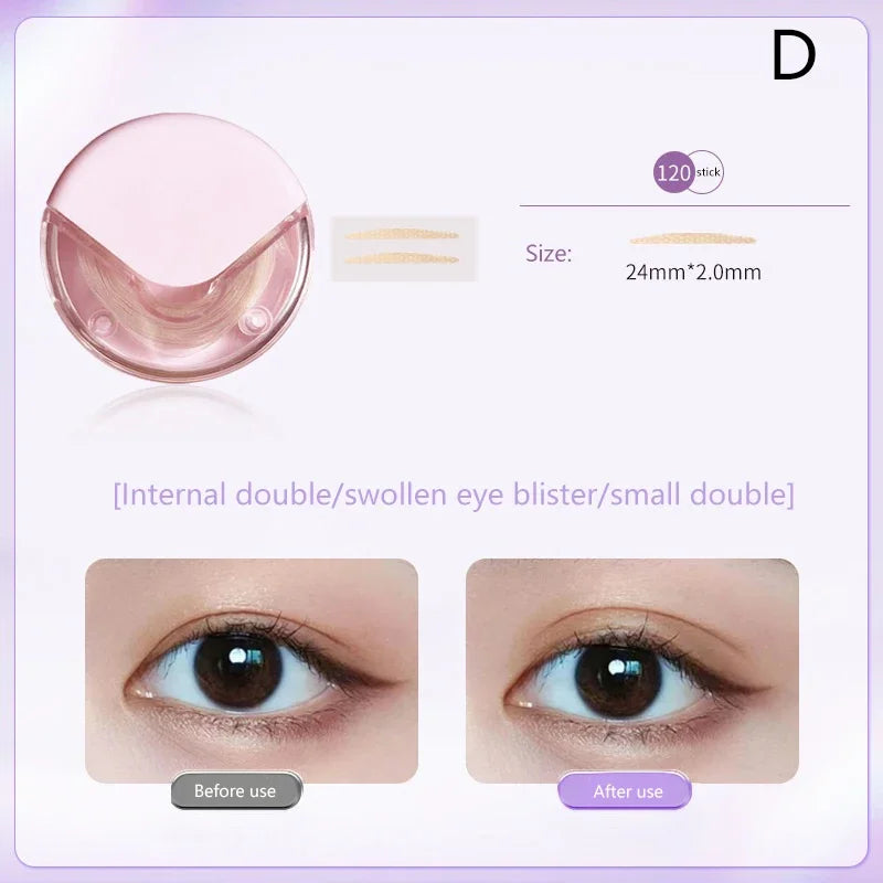 120PCS/rolls Double Eyelids Invisible Fallen Eyelids Patches For Drooping Eyelids Double Eyelid Tape