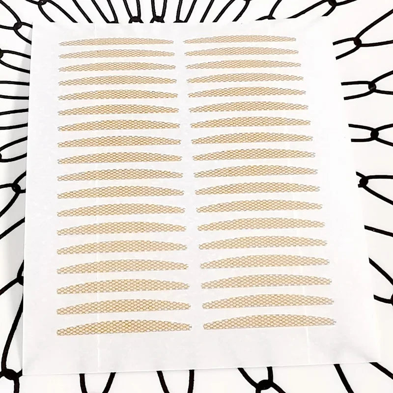 Natural Eye-Lift Mesh-Lace Transparent Invisible Self-adhesive Eyelid Tapes Stickers Women Invisible Double-fold Eyelid Stickers