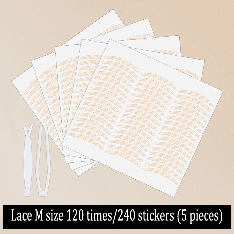 240PCS Patches for Drooping Eyelids Tape Invisible Double Eyelids Stickers Invisible Fallen Eyelids MB310