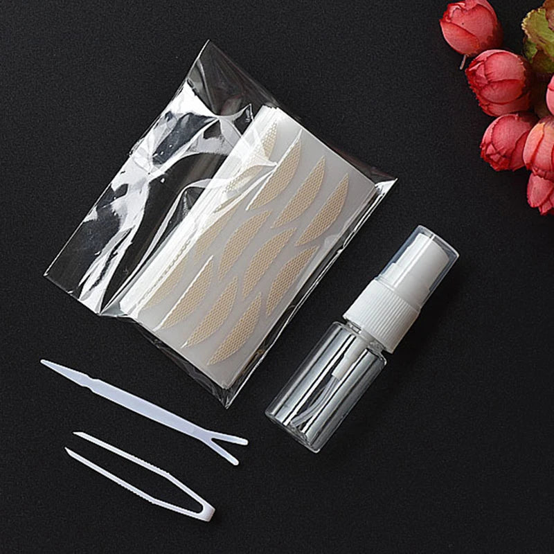 240pcs/pack Double Eyelid Tape Three Styles Big Eyes Invisible Eyelid Sticker Glue Free Self-adhesive Double Eyelid Patches