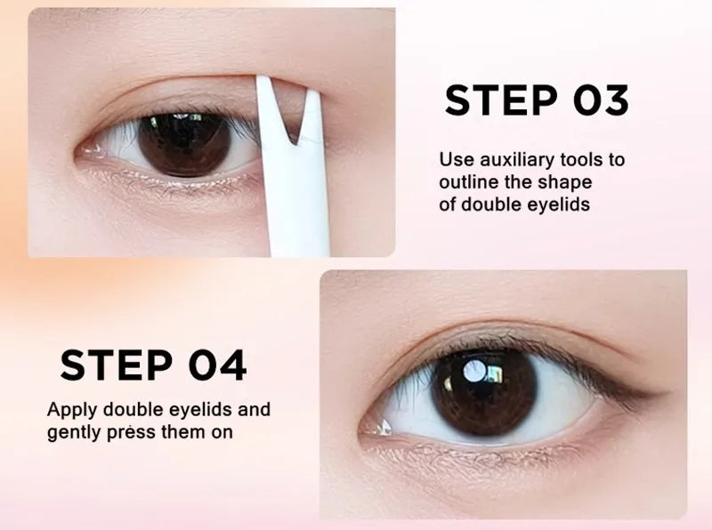 COLORKEY  Double Eyelid Tape Invisible Natural Fold Sticker Self-adhesive Paste Enlarge Eyes Tool For Monolids Puffy Eyes