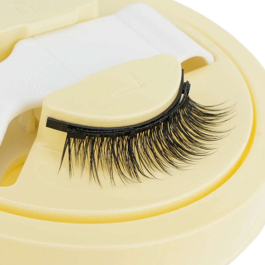 Magnetic Eyelashes 1/2 Pairs Handmade 3D Mink Lashes Reusable False Eyelashes Set Natural Long Fake Eyelash Makeup Tweezers Tool