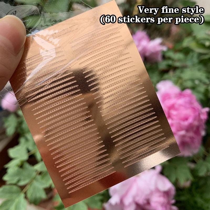 Invisible Eyelid Sticker Double Eyelid Stickers Transparent Self Adhesive Mesh-Lace Eye Tape Sticker Ladies Eye Makeup Tools