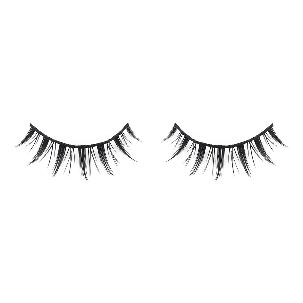 DINGSEN Fake Eyelash Anime Lashes 5 Pairs Little Devil Eyelashes Natural Daily Makeup Manga Eyelashes Clear Band Eyelashes