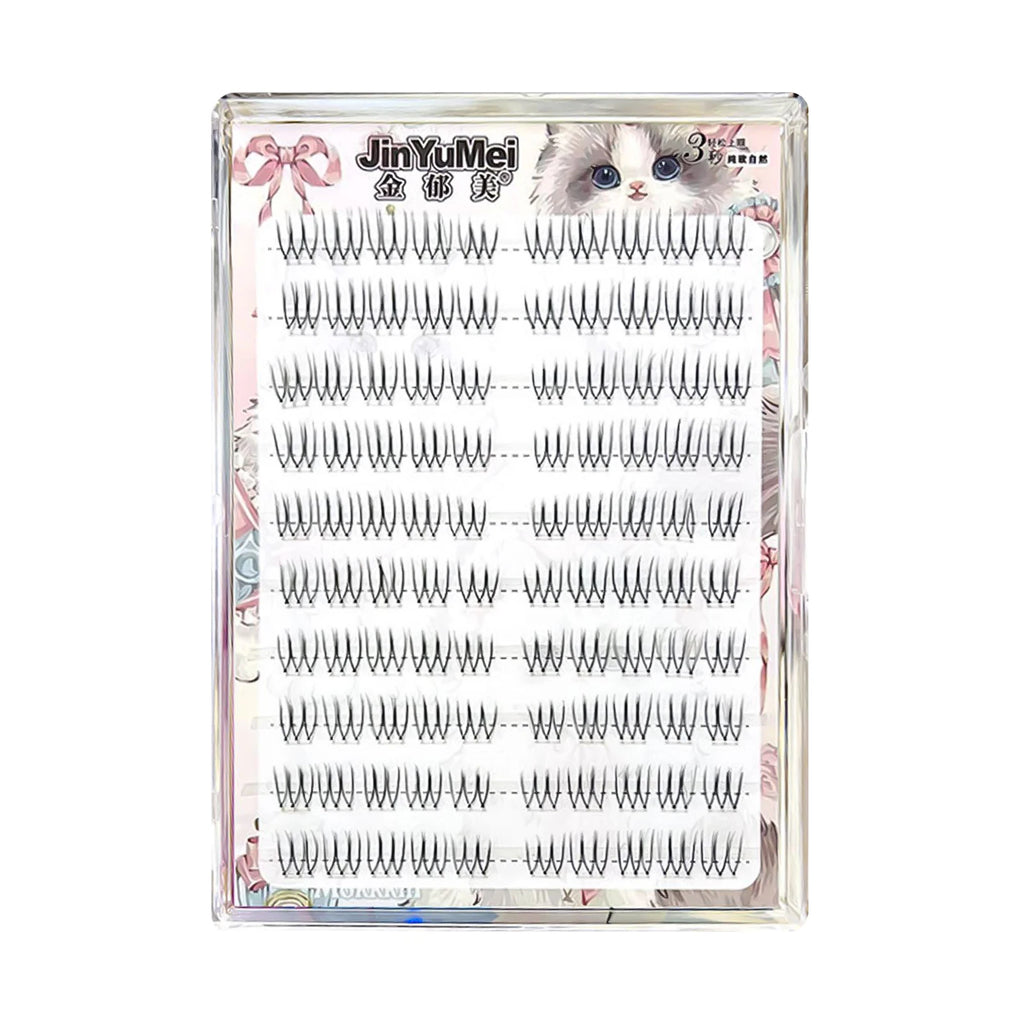 Little Devil false eyelash extenstions C Curl Natural soft Wispy Lashes Wisps Individual eyelashes For women makeup supplies