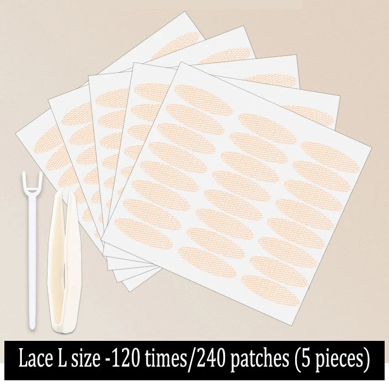 240PCS Patches for Drooping Eyelids Tape Invisible Double Eyelids Stickers Invisible Fallen Eyelids MB310