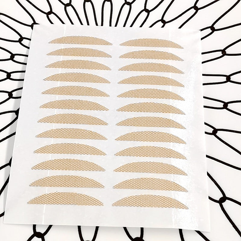 Natural Eye-Lift Mesh-Lace Transparent Invisible Self-adhesive Eyelid Tapes Stickers Women Invisible Double-fold Eyelid Stickers
