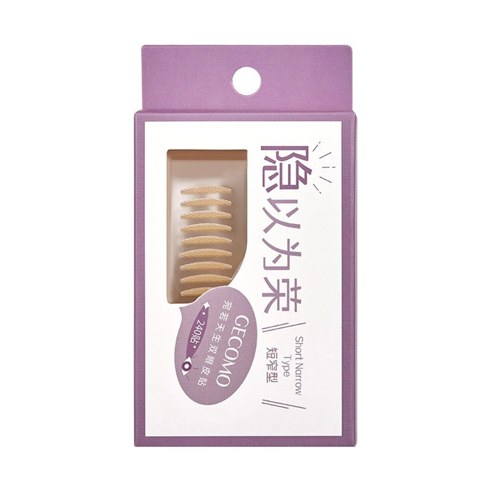 240 PCS Double Eyelid Stickers Natural Invisible And Long-lasting Shaping Big Eye Beauty Tapes For Single  Eyelid Person Tools