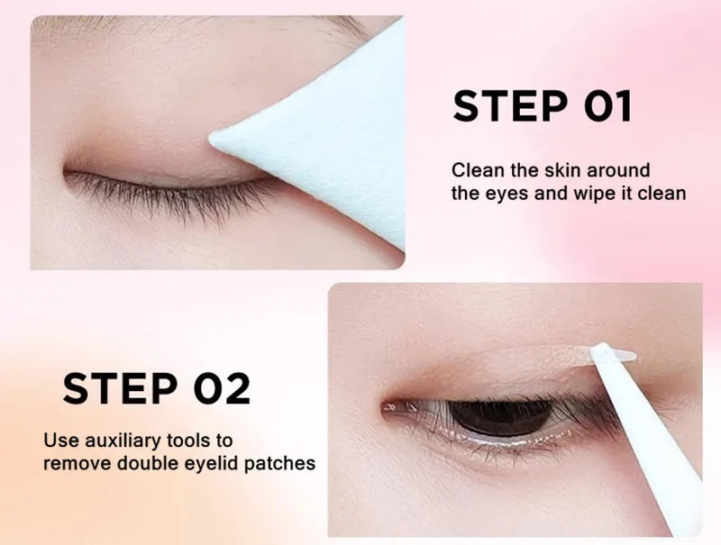 COLORKEY  Double Eyelid Tape Invisible Natural Fold Sticker Self-adhesive Paste Enlarge Eyes Tool For Monolids Puffy Eyes