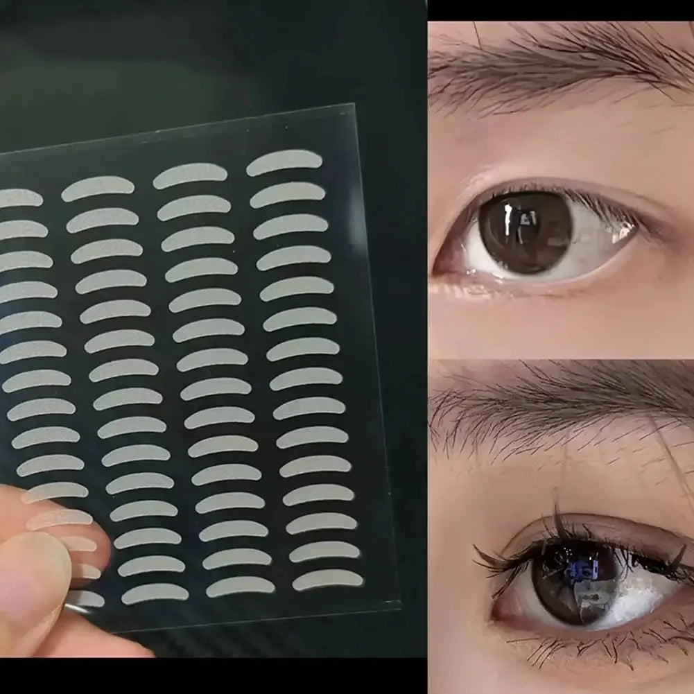 Invisible Double Eyelid Tape Sticker Long Lasting Double-Fold Tools Big Clear Beige Paste Self-Adhesive Eye G0K2