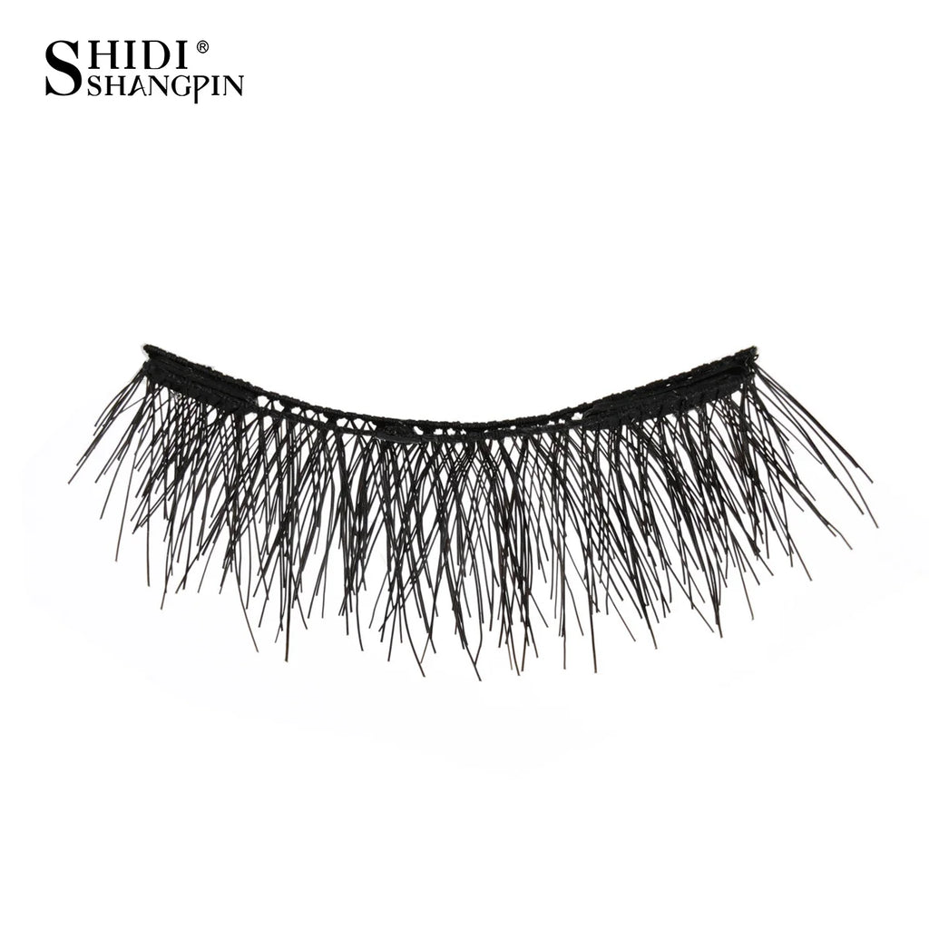 Magnetic Eyelashes 1/2 Pairs Handmade 3D Mink Lashes Reusable False Eyelashes Set Natural Long Fake Eyelash Makeup Tweezers Tool