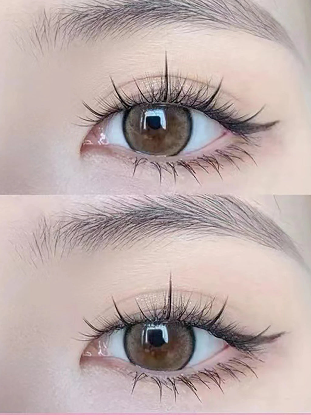 Natural Look Brown Eyelash Clusters 10 Rows 120 Clusters Sunflower Individual Lashes Ultra-light Wispy False Eyelash For Makeup