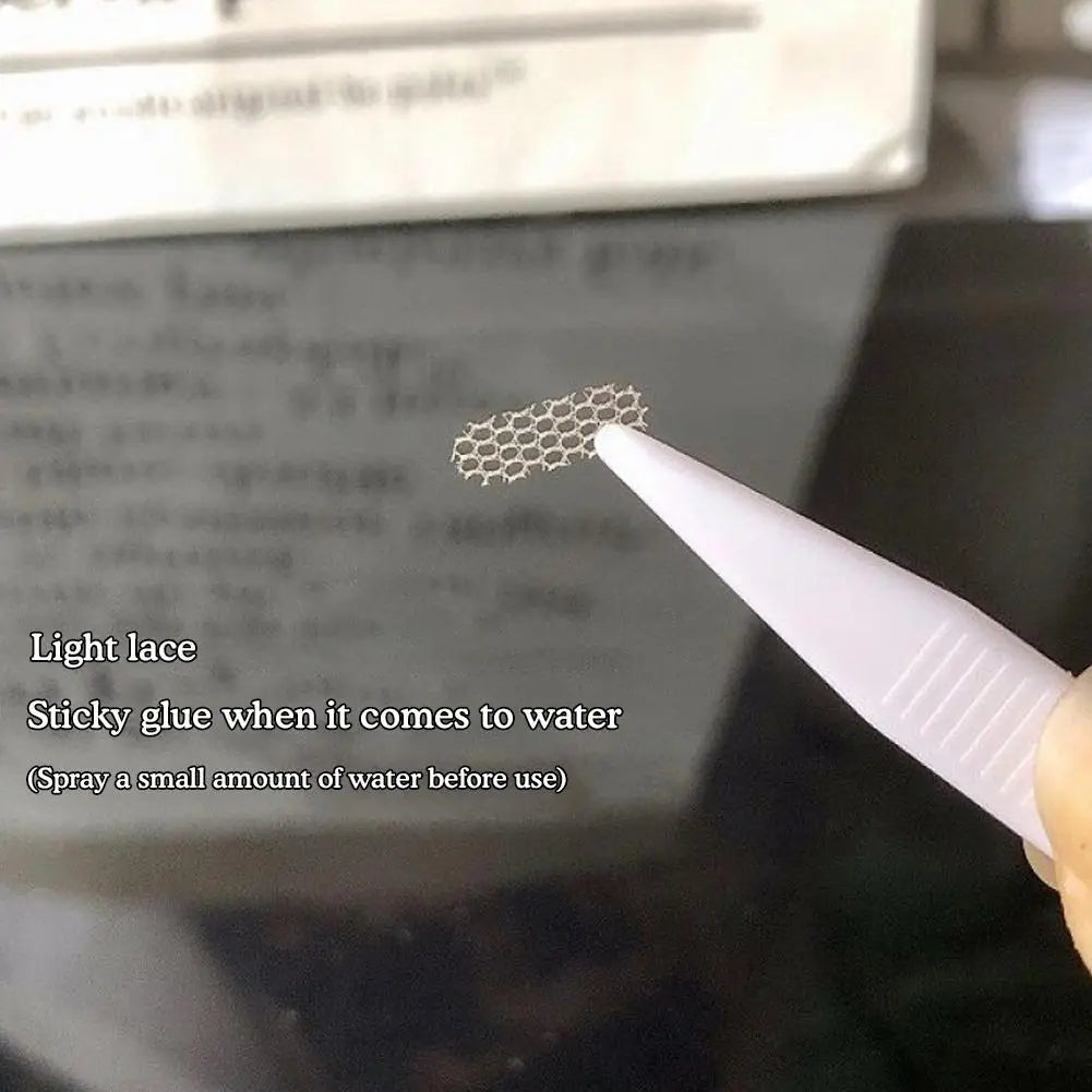 Natural Eye-Lift Mesh-Lace Transparent Invisible Self-adhesive Eyelid Tapes Stickers Women Invisible Double-fold Eyelid Stickers