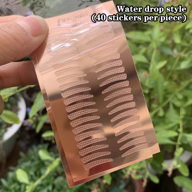 Invisible Eyelid Sticker Double Eyelid Stickers Transparent Self Adhesive Mesh-Lace Eye Tape Sticker Ladies Eye Makeup Tools