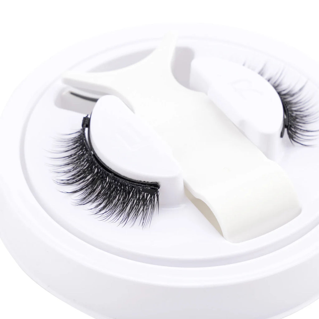 Magnetic Eyelashes 1/2 Pairs Handmade 3D Mink Lashes Reusable False Eyelashes Set Natural Long Fake Eyelash Makeup Tweezers Tool