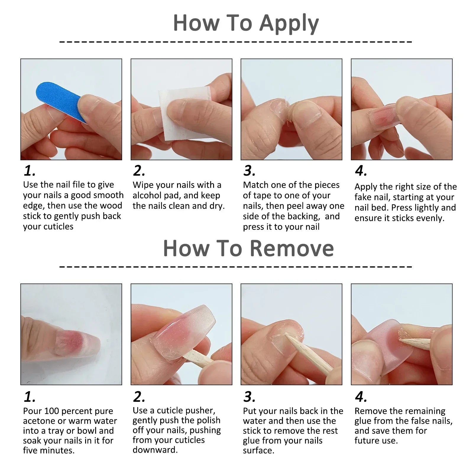 10Pcs Pure Color Handmade Short False Nail with Glue Press On Nails Full Cover French Round Head Manicure Wearable Nail Tips Art
