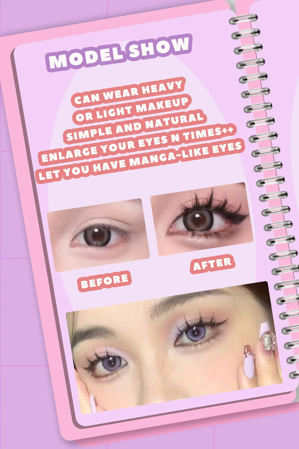 False Eyelashes Individual Lash Clusters Manga Fluffy Soft Natural Anime Lashes Extension Supplies Beauty Makeup Product Kit