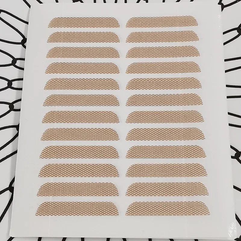 Natural Eye-Lift Mesh-Lace Transparent Invisible Self-adhesive Eyelid Tapes Stickers Women Invisible Double-fold Eyelid Stickers