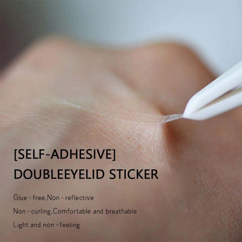 Invisible Eyelid Sticker Double Eyelid Stickers Transparent Self Adhesive Mesh-Lace Eye Tape Sticker Ladies Eye Makeup Tools