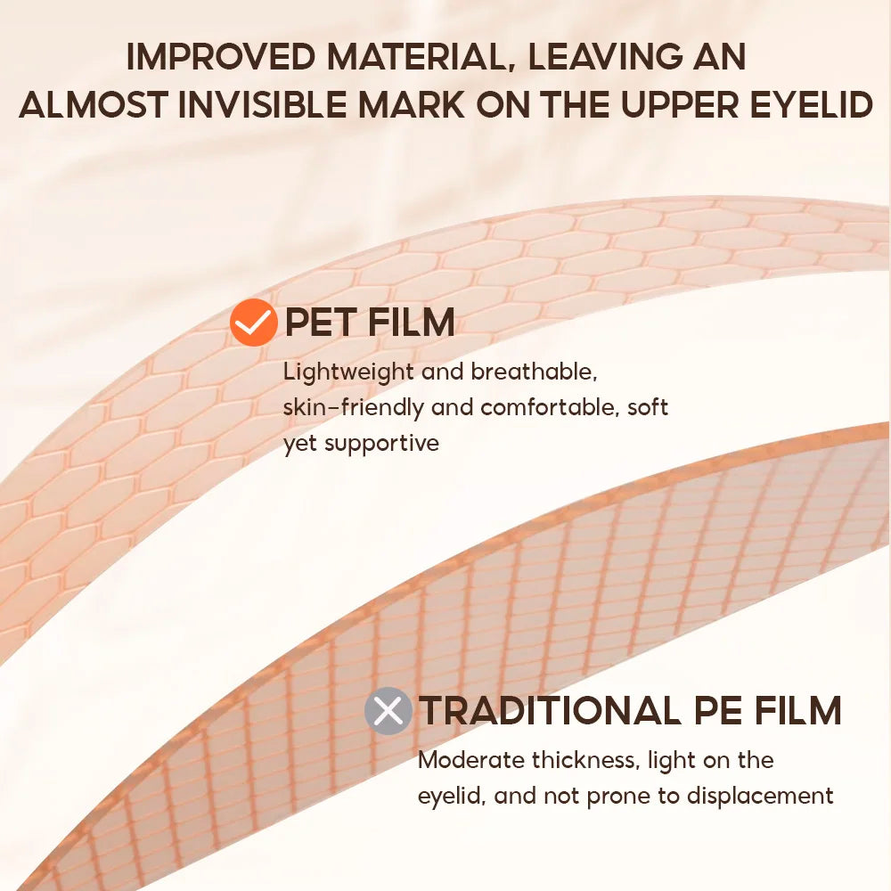 120 PCS Double Eyelid Stickers Natural Invisible Long-lasting Shaping Big Eye Beauty Tapes For Single Eyelid Person Eye Makeup