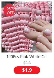 24Pcs/box Kids nails for Girl Cartoon Pattern False Nail Cute Child Fake Nails Tips Kawaii Acrylic Artificial Press on Nail+Tool