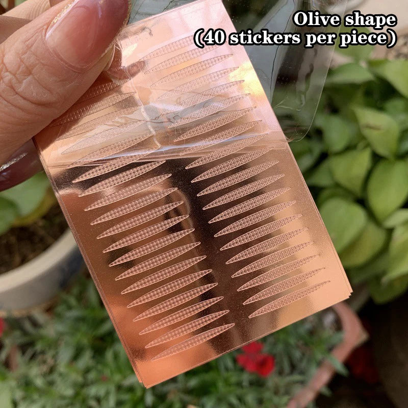 Invisible Eyelid Sticker Double Eyelid Stickers Transparent Self Adhesive Mesh-Lace Eye Tape Sticker Ladies Eye Makeup Tools