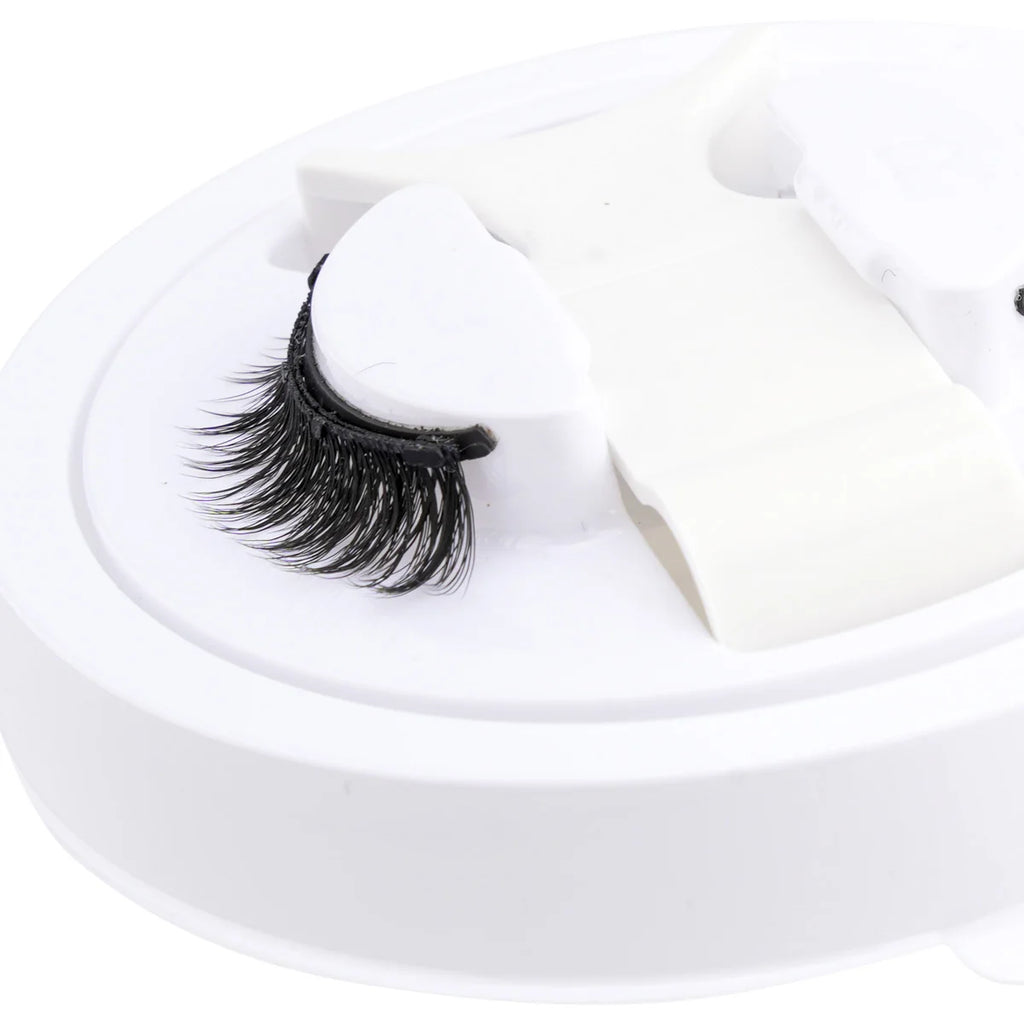 Magnetic Eyelashes 1/2 Pairs Handmade 3D Mink Lashes Reusable False Eyelashes Set Natural Long Fake Eyelash Makeup Tweezers Tool