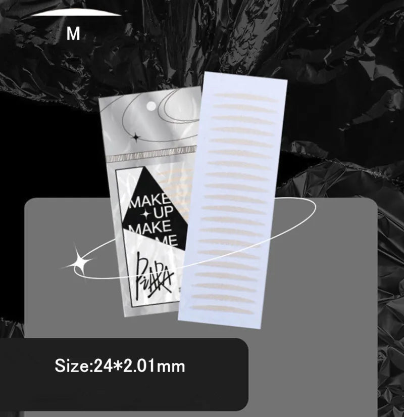 piara Double Eyelid Tape Stickers Natural Invisible Fiber Instant Eyelid Lift Paste Long Lasting Bigger Eyes Beauty Tool