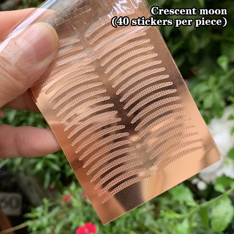 Invisible Eyelid Sticker Double Eyelid Stickers Transparent Self Adhesive Mesh-Lace Eye Tape Sticker Ladies Eye Makeup Tools