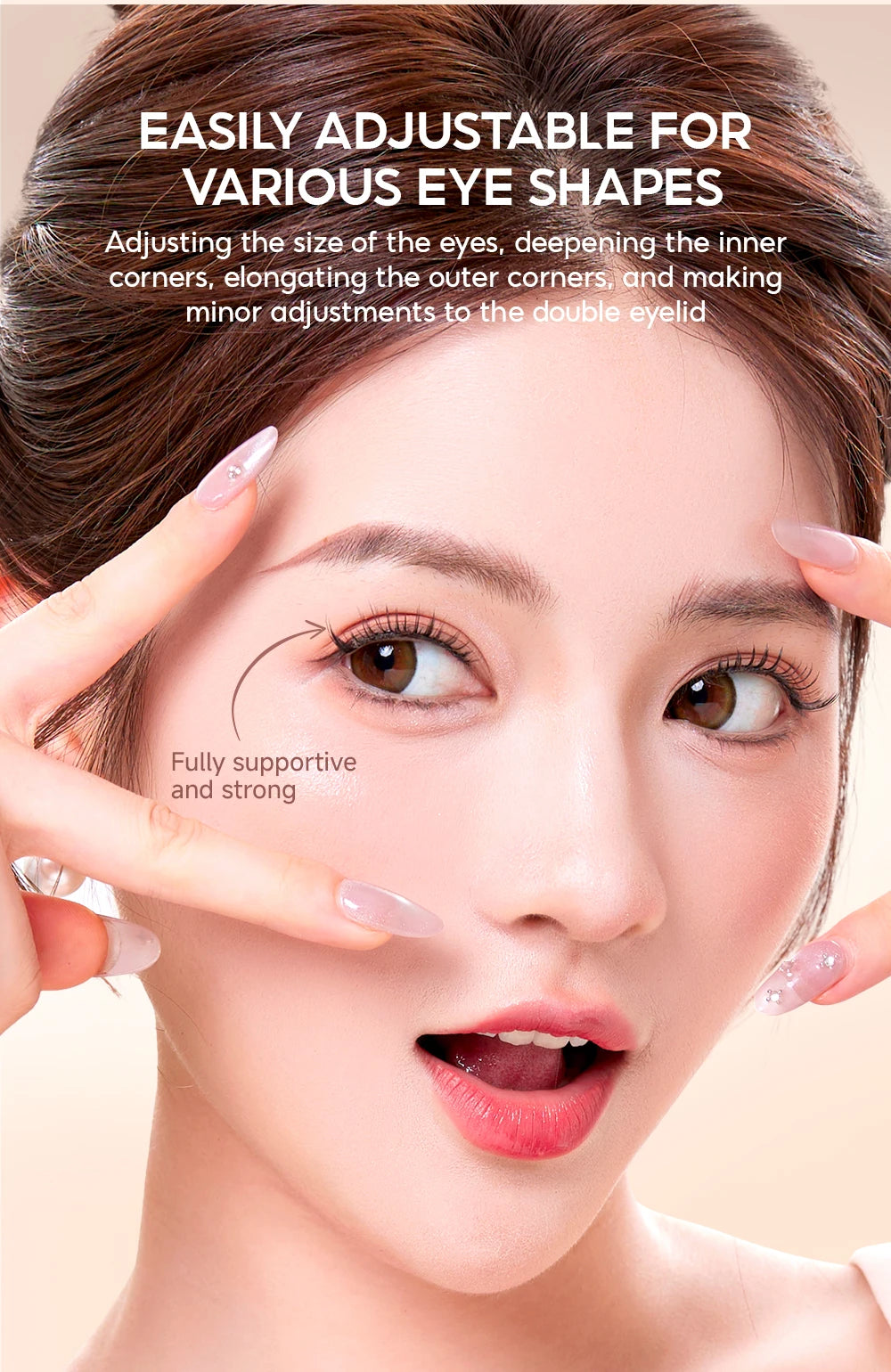 120 PCS Double Eyelid Stickers Natural Invisible Long-lasting Shaping Big Eye Beauty Tapes For Single Eyelid Person Eye Makeup
