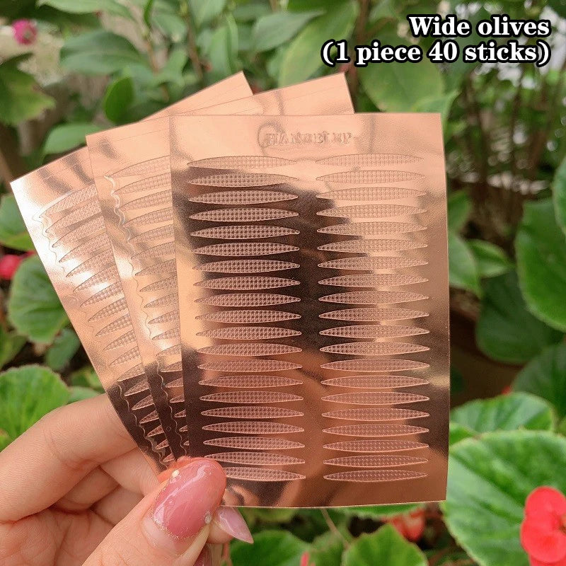 Invisible Eyelid Sticker Double Eyelid Stickers Transparent Self Adhesive Mesh-Lace Eye Tape Sticker Ladies Eye Makeup Tools