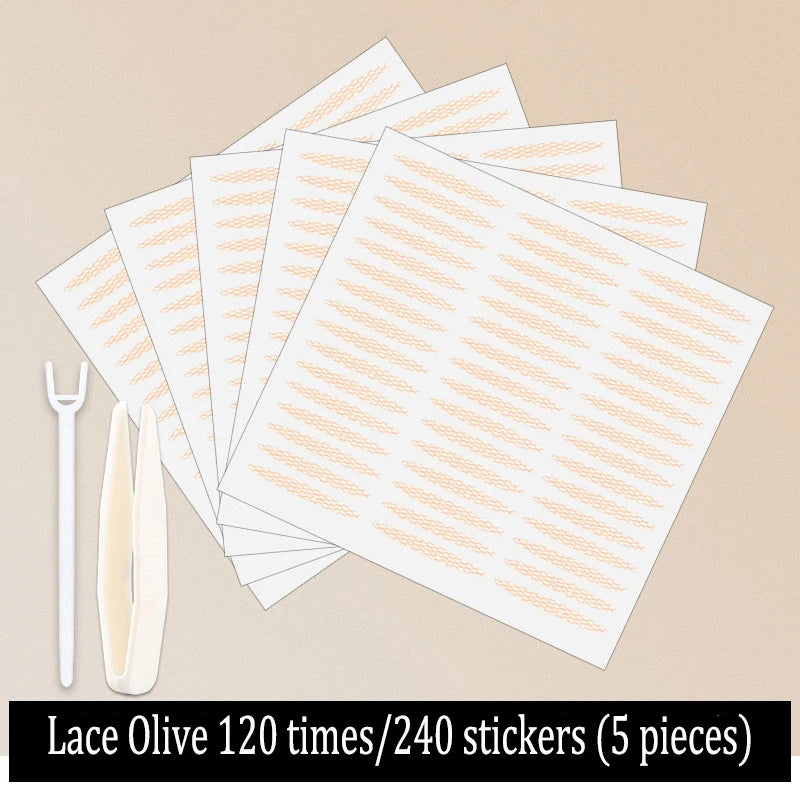 240PCS Patches for Drooping Eyelids Tape Invisible Double Eyelids Stickers Invisible Fallen Eyelids MB310