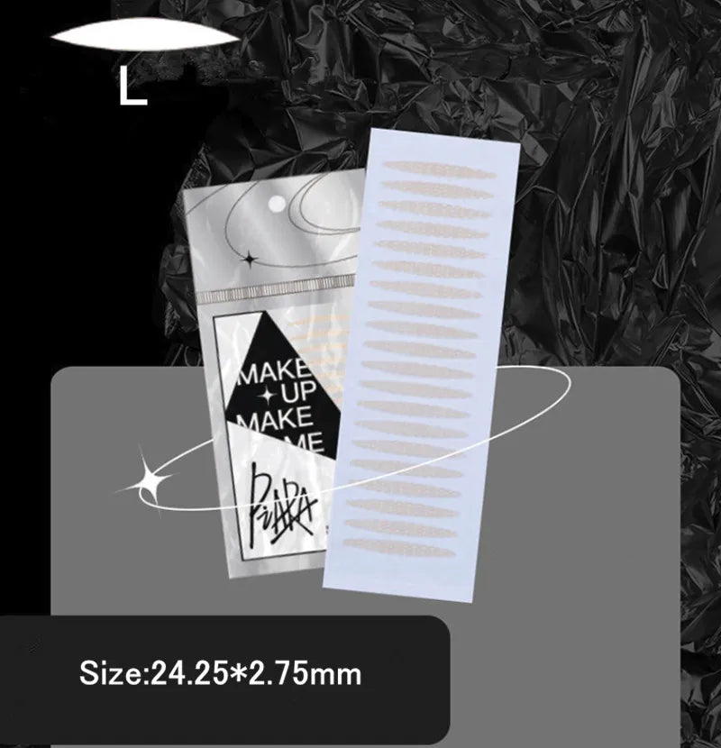 piara Double Eyelid Tape Stickers Natural Invisible Fiber Instant Eyelid Lift Paste Long Lasting Bigger Eyes Beauty Tool
