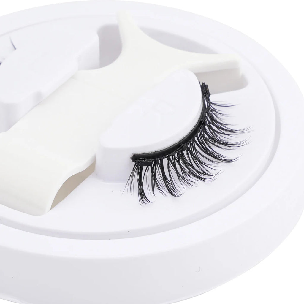 Magnetic Eyelashes 1/2 Pairs Handmade 3D Mink Lashes Reusable False Eyelashes Set Natural Long Fake Eyelash Makeup Tweezers Tool