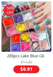 24Pcs/box Kids nails for Girl Cartoon Pattern False Nail Cute Child Fake Nails Tips Kawaii Acrylic Artificial Press on Nail+Tool