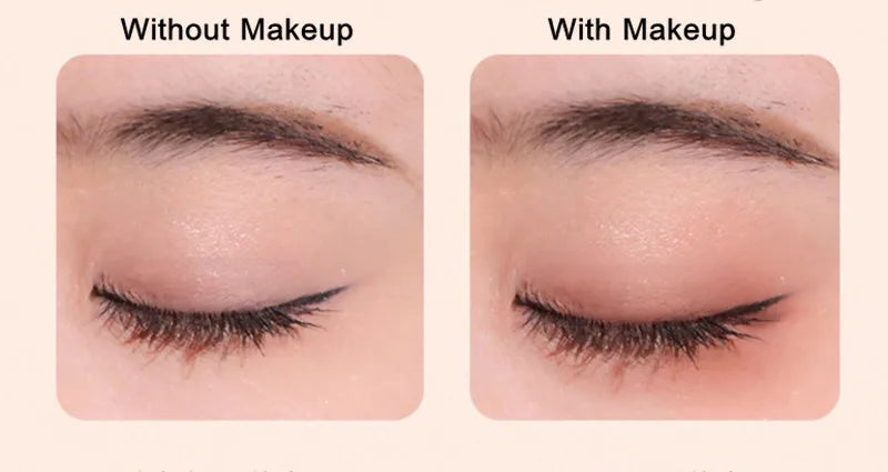 A K F Natural Invisible Double Eyelid Tape Stickers Fiber Instant Eyelid Lift Paste Long Lasting Bigger Eyes Beauty Tool