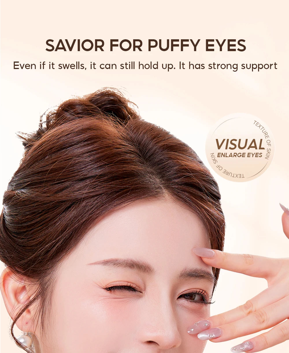 120 PCS Double Eyelid Stickers Natural Invisible Long-lasting Shaping Big Eye Beauty Tapes For Single Eyelid Person Eye Makeup
