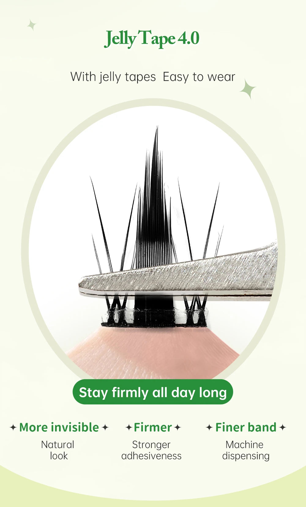 Yelix DIY Clusters Eyelash Self-adhesive Glue Free False Eyelashes Natural Soft Lashes Customized Private Label Custom Logo