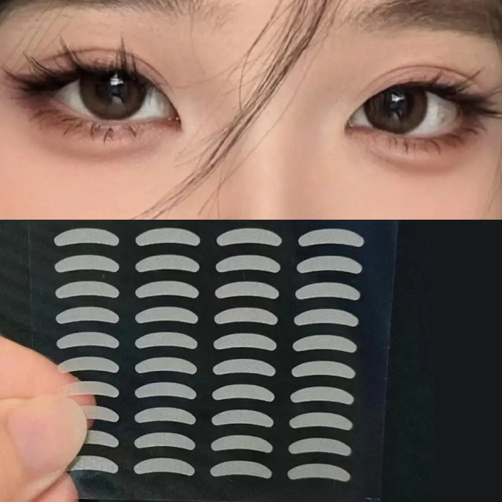 Invisible Double Eyelid Tape Sticker Long Lasting Double-Fold Tools Big Clear Beige Paste Self-Adhesive Eye G0K2