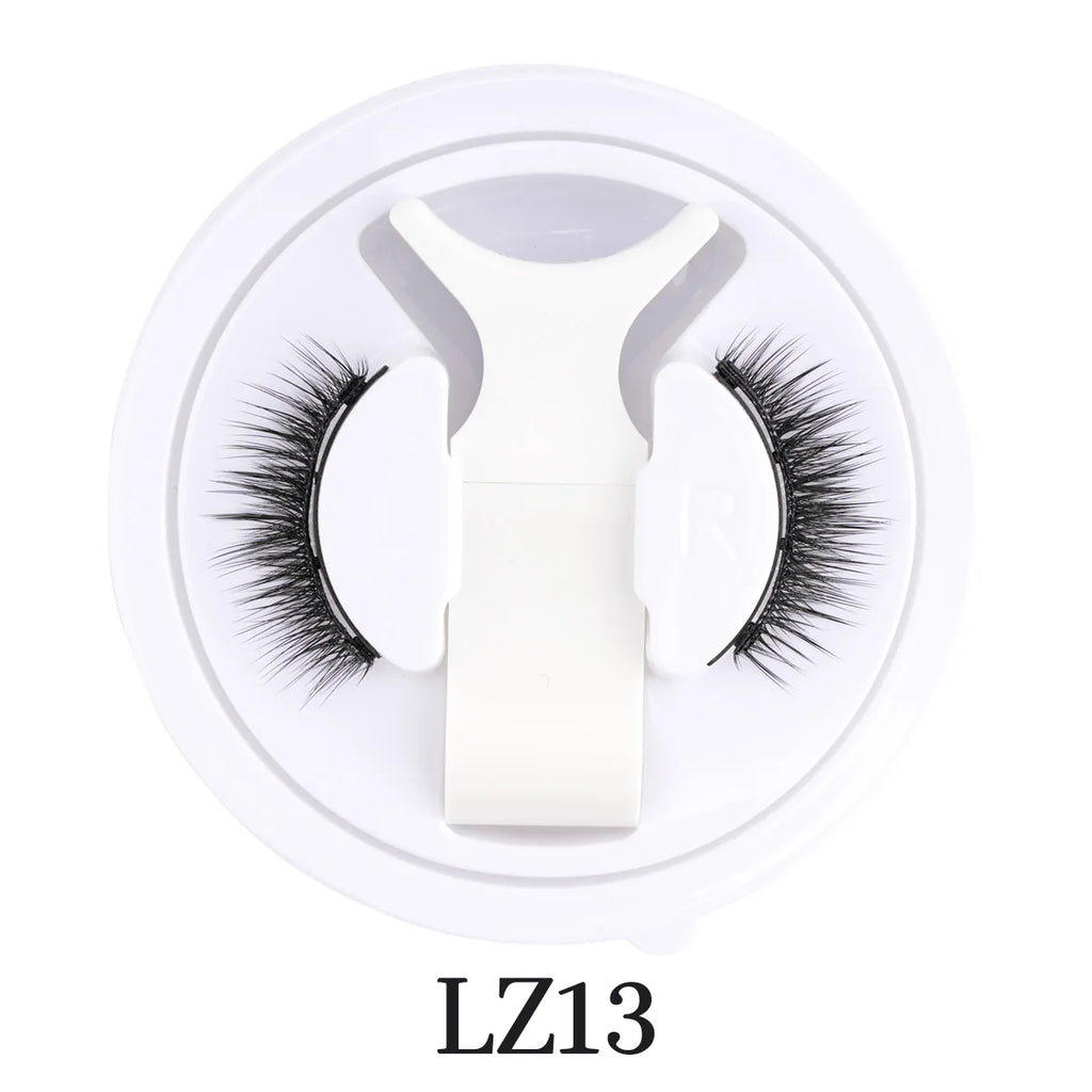 Magnetic Eyelashes 1/2 Pairs Handmade 3D Mink Lashes Reusable False Eyelashes Set Natural Long Fake Eyelash Makeup Tweezers Tool