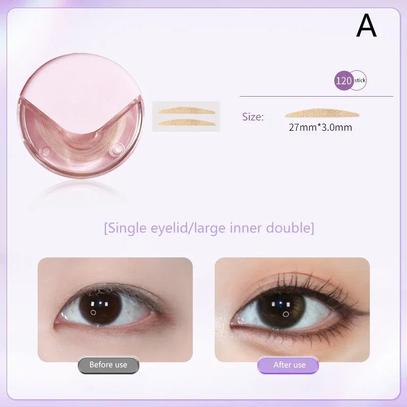 120PCS/rolls Double Eyelids Invisible Fallen Eyelids Patches For Drooping Eyelids Double Eyelid Tape