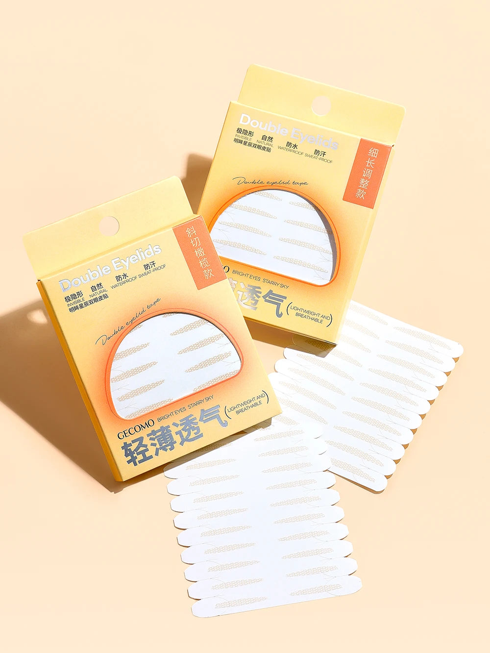 120 PCS Double Eyelid Stickers Natural Invisible Long-lasting Shaping Big Eye Beauty Tapes For Single Eyelid Person Eye Makeup