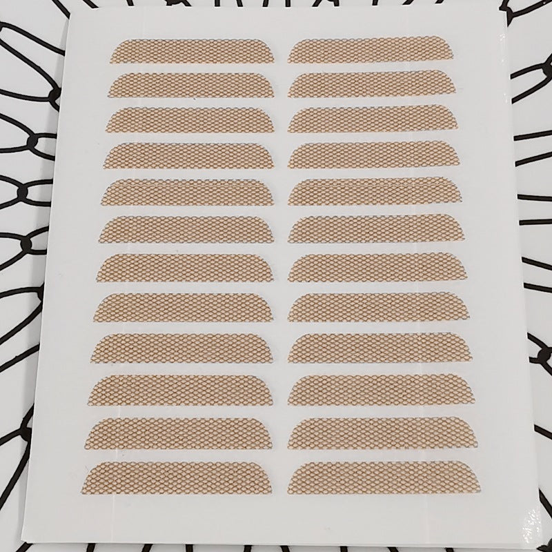 Natural Eye-Lift Mesh-Lace Transparent Invisible Self-adhesive Eyelid Tapes Stickers Women Invisible Double-fold Eyelid Stickers
